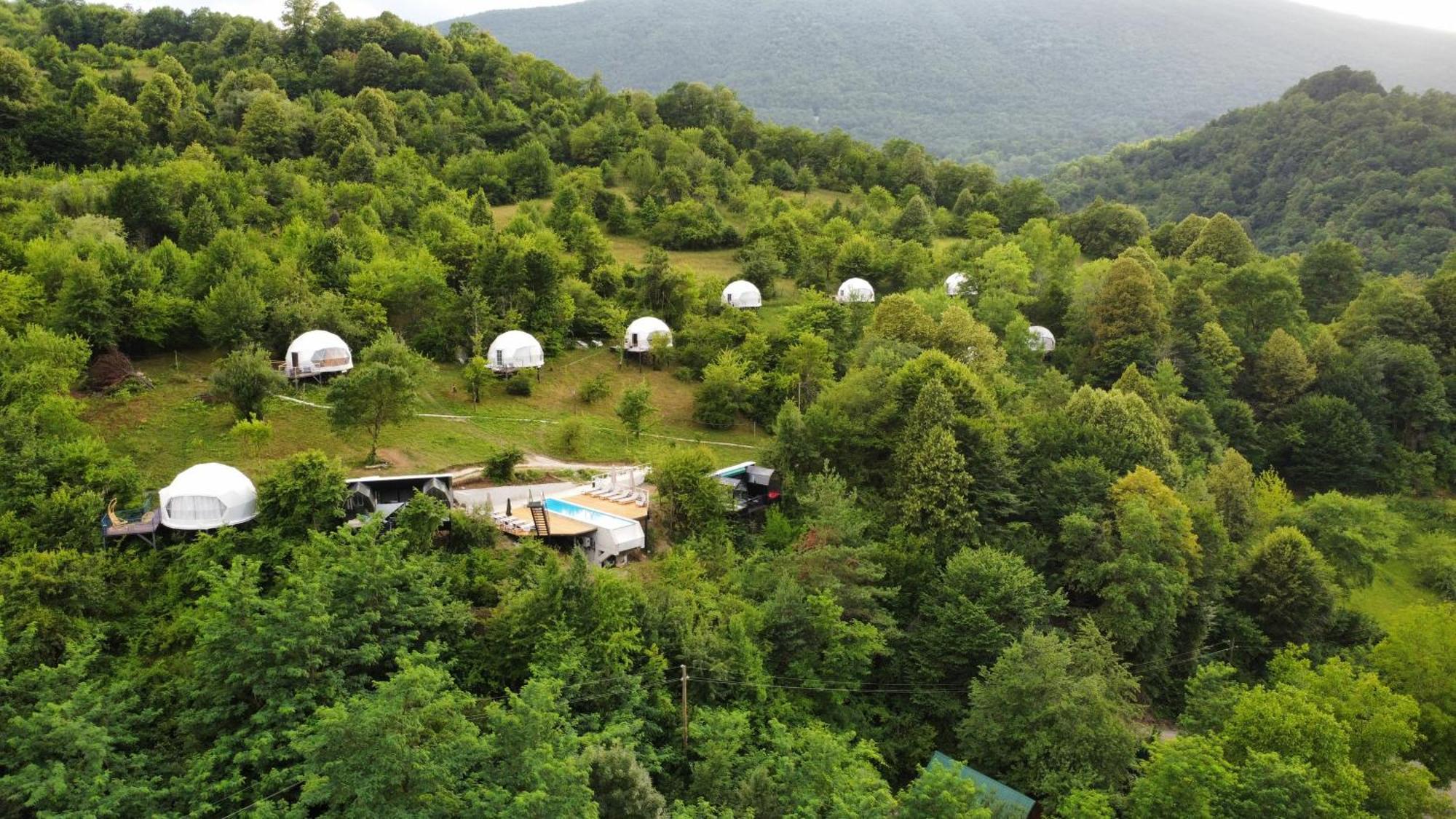 Glamping Georgia Krikhi Hotel Ambrolauri Exterior foto
