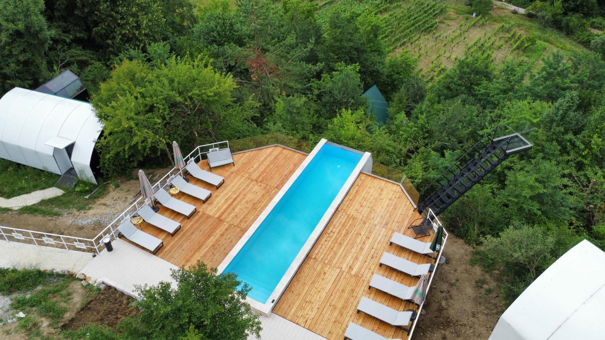 Glamping Georgia Krikhi Hotel Ambrolauri Exterior foto